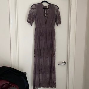 Wishlist purple lace dress